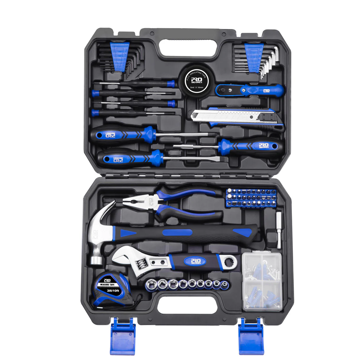 Basic Home Tool Kit with Essential Tools for Repair 120-Piece