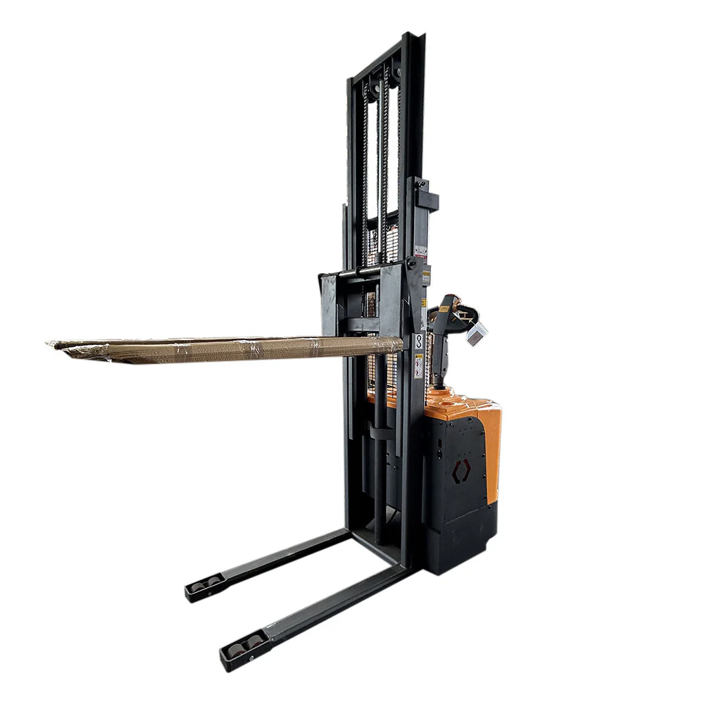 LOCAL PICKUP ONLY -3M 1500KG Electric Pallet Stacker Walkie Forklift Stand-Up Warehouse Lift Au