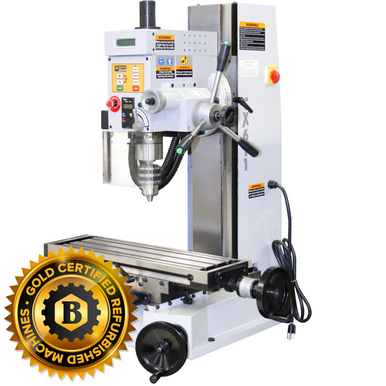 6" X 21" MILLING MACHINE 1 1/4HP CX611X05