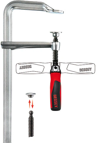 BESSEY PIVOT HANDLE CLAMP 12"