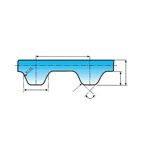 Open-Ended Trapezoidal Timing Belt