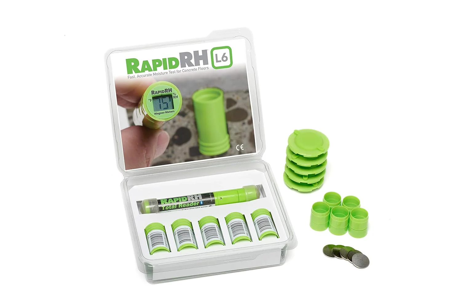Smart Sensor 5 Pack with Total Reader for Rapid RH L6