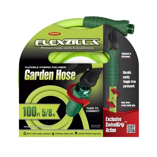 Flexzilla SwivelGrip Garden and Lead-in Hose Assembly 100 FT