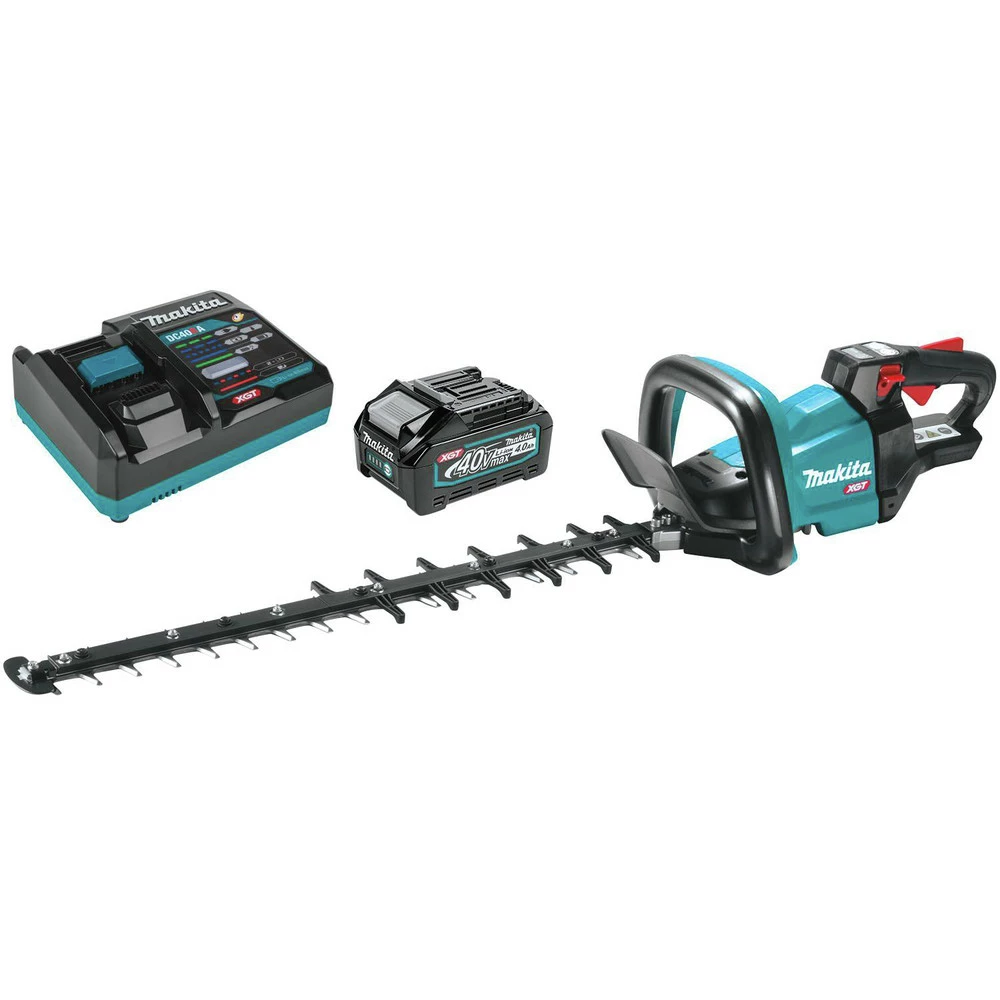 Makita GHU01M1 40V Max XGT Brushless Lithium-Ion 24 In. Cordless Rough Cut Hedge Trimmer Kit (4 Ah)