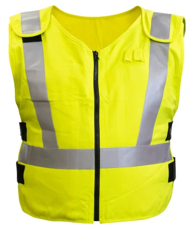 Allegro 8413-05HV Hi-Viz Cooling Vest | XX-Large Size | 50" - 52" Chest | Zippered Front | Hi-Viz Yellow
