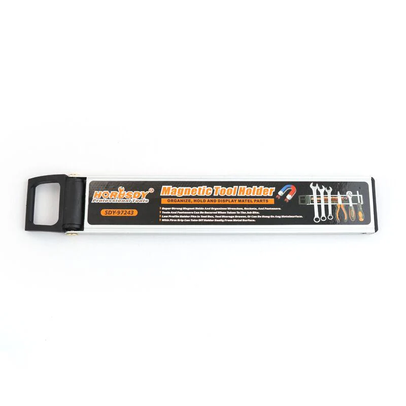 Magnetic Tool Holder Rack | 250mm x 50mm | Wall Mount Storage for Kitchen and Workshop