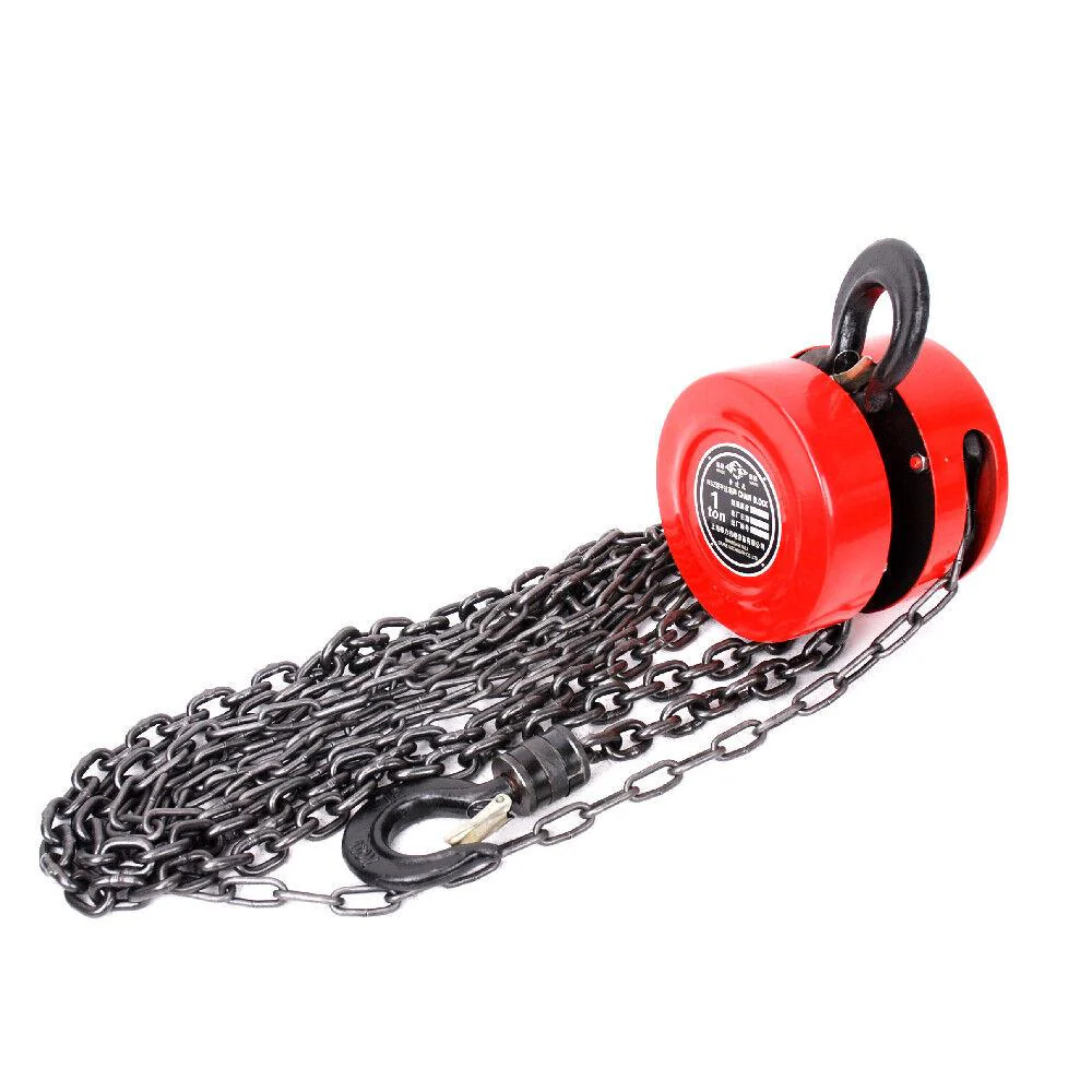SEDY 1 Ton Manual Chain Hoist | 2.5M Heavy-Duty Chain Lift for Industrial Use