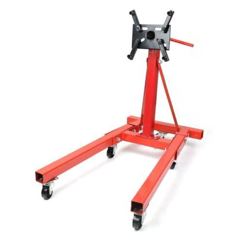 Heavy Duty Engine Stand - 900kg Load Capacity, Folding Car Auto Crane Hoist for Workshop Use
